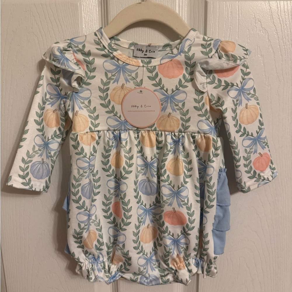 Fall Bubble Romper
